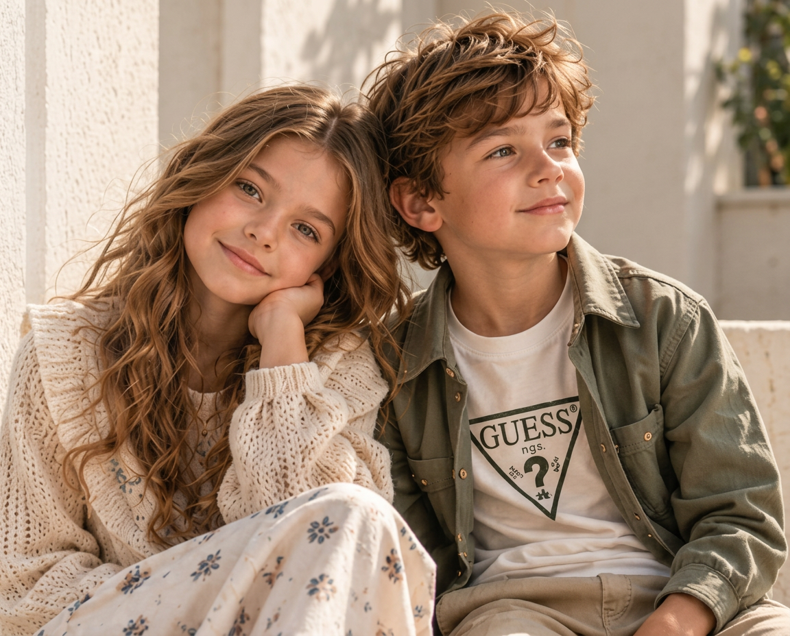 Деца с дрехи от GUESS Kids